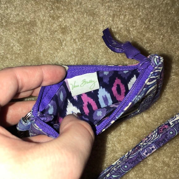 USED Vera Bradley Lanyard w ID/Card/Money/Coin - Picture 8 of 8